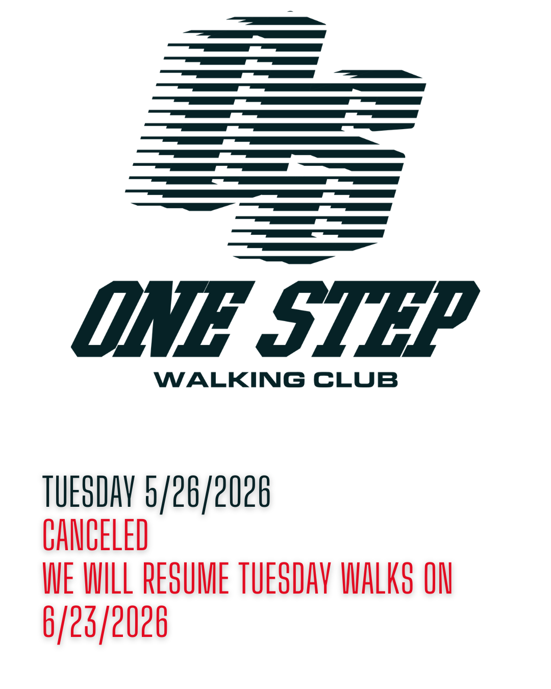 Tuesday Walks - Postponed Until 6/23/2026